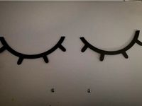 Good night sleep wall decor by Manbeast