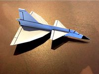Saab JAS 37 Viggen Speckplane Glider by Incalculable