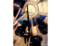 R2-D2 Dome Offset Panel Hinge Servo Mount by Eebel