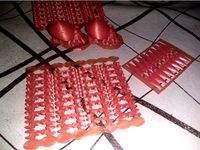 FDM friendly Ball-joint articulated octopus keyring remix by eliasg13