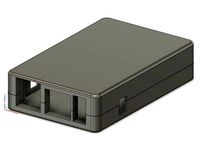 plain Orange pi PC case (with source files) by Joinn1710