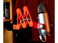 Yeti Blue Mic Desk Arm by Animateclay