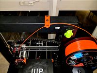 Filament Guide (Wanhao i3 & Maker Select) by lemondub