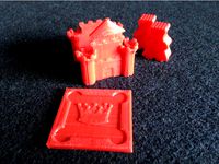 5-piece Kingdomino castle assembly by 3E8