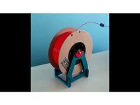 Laser Cut Spool Holder with bearings by Mati_DIY