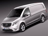 Mercedes-Benz Vito PanelVan 2016 3D Model