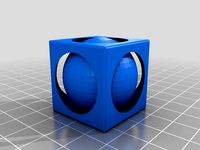 Ball in cube w/radius edges by JohnMcN