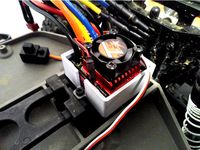 Traxxas Slash 2WD ESC Mount Universal & TrackStar 80A waterproof 1/10 Scale by raab6