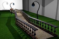 Marble trail 3D Model