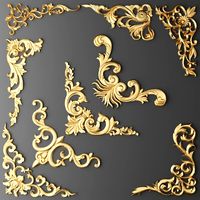 Cartouches SET 3D Model