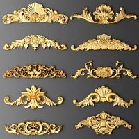 Cartouches SET 3D Model