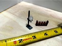 1:18 scale separatory funnel with stand by zanzastoys