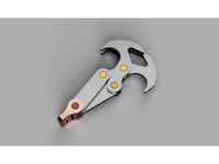 Print In Place Gravitational Hook by lecter