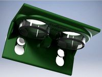 Reptil gecko feeding ledge "M36" compact by MoMaHo