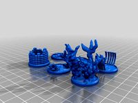 Figure Bases - Set 8 (25mm - 35mm miniatures) by EZOwens