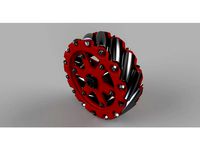 Kinisi Mecanum Wheels Model 1 (150 mm 14 rollers) by vsreality