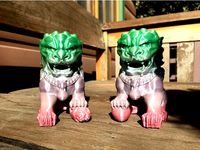 Chinese guardian lions by dnewman