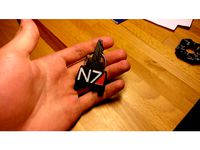 Normandy N7 pendant/keychain by juntti99