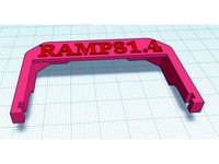 Ramps 1.4 fan mount 40mm with logo by Berb2008
