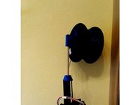 TronXY X1 Spool Holder (fast to print) with Z-Axis Rod stabilzer by DH111