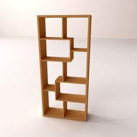 Bookshelf v2 3D Model