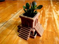 Aztec Succulent Temple Planter by Qrome