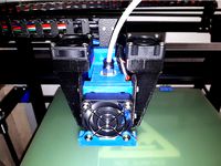 TronXY X5S E3D-V6 object cooler and LED console. by atiszoft