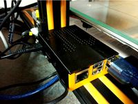 Raspberry Pi case with mount for 4020 extrusion (CR-10 etc.) by ficacador