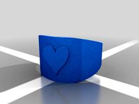 Valintine heart ring by TheD1vide