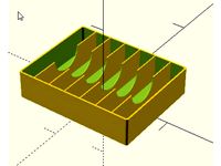 Customizable box with separators and cutouts  by brtekb