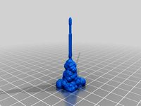 Falcon Heavy Low Polly Launched Fixed Mesh by Rhino99