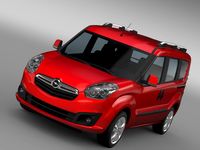 Opel Combo Tour D 2015 3D Model