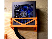 ATX wall bracket + upgraded crosspiece by tedder