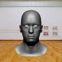 Base mesh old head 3D Model