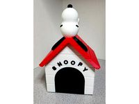 Snoopy on Doghouse Bank by lowboydrvr