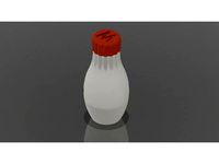 A simple Bottle with a Screw-on Bottlecap by Markus9975