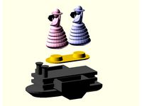 Mississippi Belle with Adapter (Game Piece) by Bikecyclist