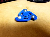 3 Ball Bearing Fidget Spinner by 3D_Cre8or