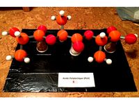 Giant PLA Molecule, made from PLA by neonorangehats