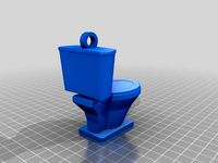 Toilet Key Chain by dcfrizzle