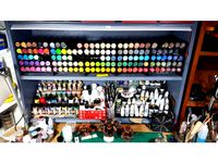 Modular Paint Rack for Army Painter / Vallejo / Reaper by bbzed