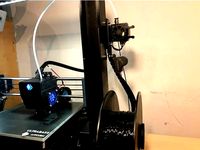 Side-Mount (V.1.8 & 1.9) with Spool-Holder for ANYCUBIC I3 MEGA by Hiob
