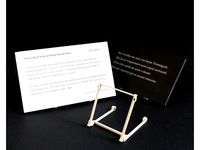 Museum Label/ Signage Support (adjustable/ quick print) by Erich_with_an_H