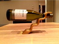 Balancing wine bottle holder by Kenneth79