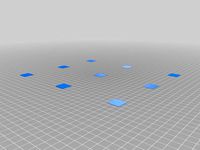 Bed Leveling (Tramming) Squares by mikeneron