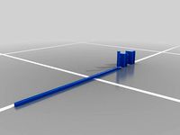 Pivotal arm with pivot bearing to adapt to a V959 quadcopter motor by vmcarranzam