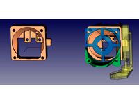 CR-10 + Tevo Tornado Cold and hot end adjustable mount by 1laliberte