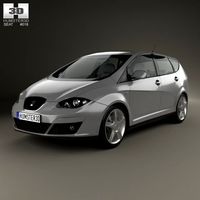 Seat Altea XL 2009 3D Model