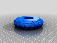 Enlarged 75mm Traction Tire with Rim by rsoko