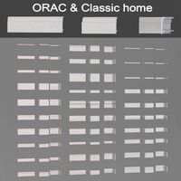 Floor baseboards Orac Classic home 3D Model